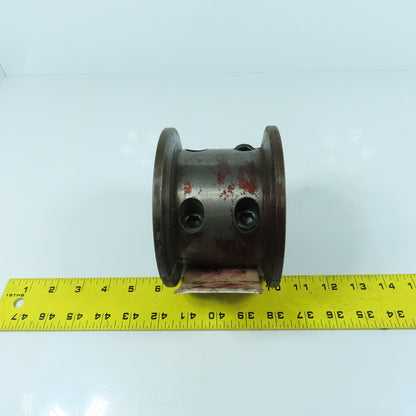 1-3/4" 2-Peiece Steel Shaft Coupling 3-1/2" Wide x 5-1/4" OD
