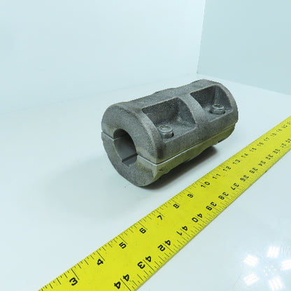 Mair 2488.1.B 1-3/4" Cast Iron Shaft Coupling 2-Piece 6-1/2" OAL x 4-1/4" OD