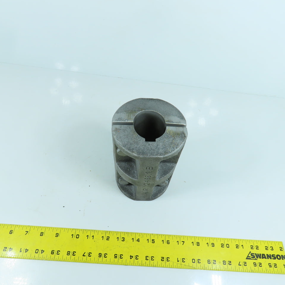 Mair 2488.1.B 1-3/4" Cast Iron Shaft Coupling 2-Piece 6-1/2" OAL x 4-1/4" OD