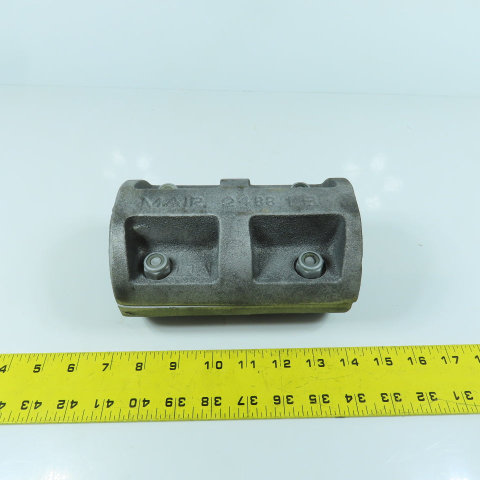 Mair 2488.1.B 1-3/4" Cast Iron Shaft Coupling 2-Piece 6-1/2" OAL x 4-1/4" OD