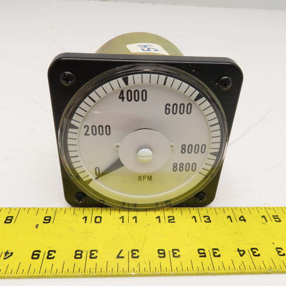 Yokogawa YE/103111LALA Panel Mount Speed Ammeter 0-8800RPM 0-1MA DC
