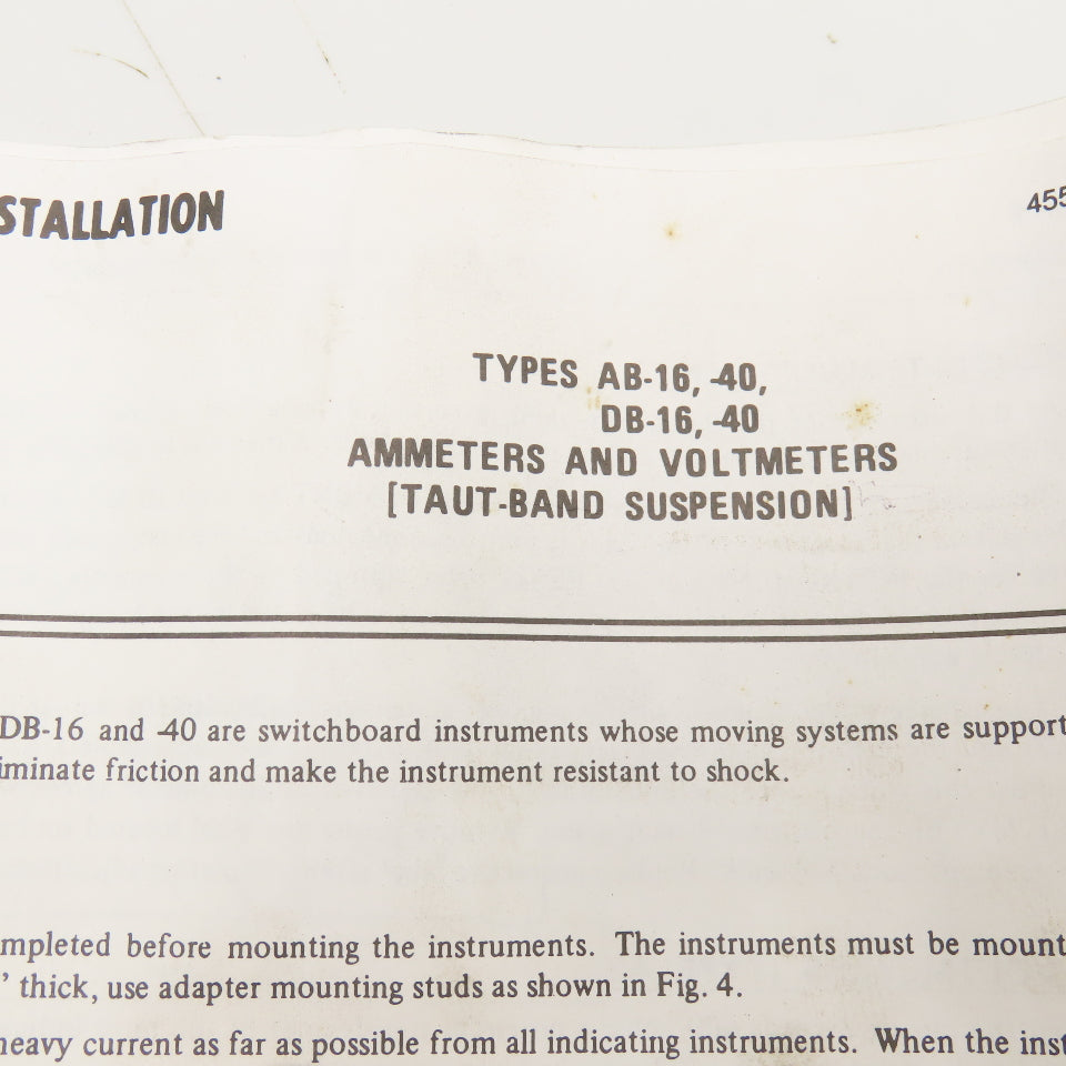 Yokogawa YE/103111LALA Panel Mount Speed Ammeter 0-8800RPM 0-1MA DC