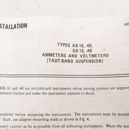 Yokogawa YE/103111LALA Panel Mount Speed Ammeter 0-8800RPM 0-1MA DC