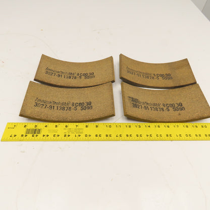 Link-Belt American Brakeblok 3027-91 13878-5 5090 Brake Lining Kit 9" x 4-3/8"