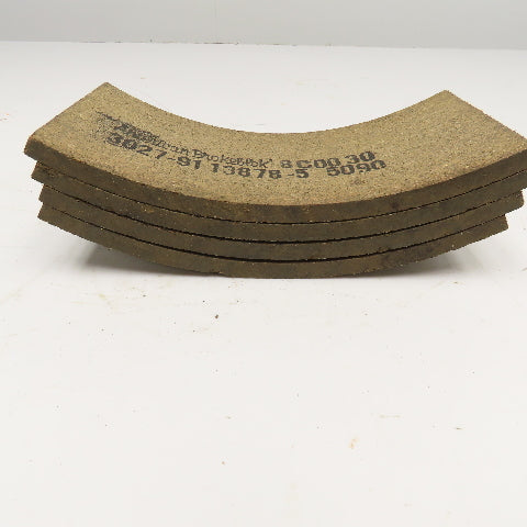 Link-Belt American Brakeblok 3027-91 13878-5 5090 Brake Lining Kit 9" x 4-3/8"
