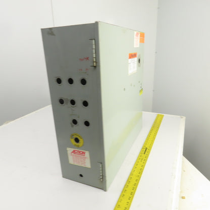 24" x 24" x 8" Steel Electrical Enclosure W/ Backplate & Hinged Door