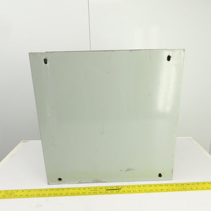 24" x 24" x 8" Steel Electrical Enclosure W/ Backplate & Hinged Door