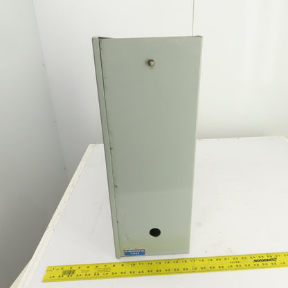 24" x 24" x 8" Steel Electrical Enclosure W/ Backplate & Hinged Door