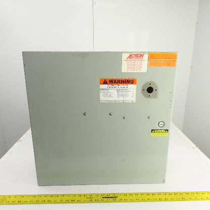 24" x 24" x 8" Steel Electrical Enclosure W/ Backplate & Hinged Door