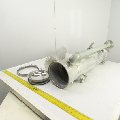 27" x 7" Stainless Steel Basket Strainer Bag Filter Housing