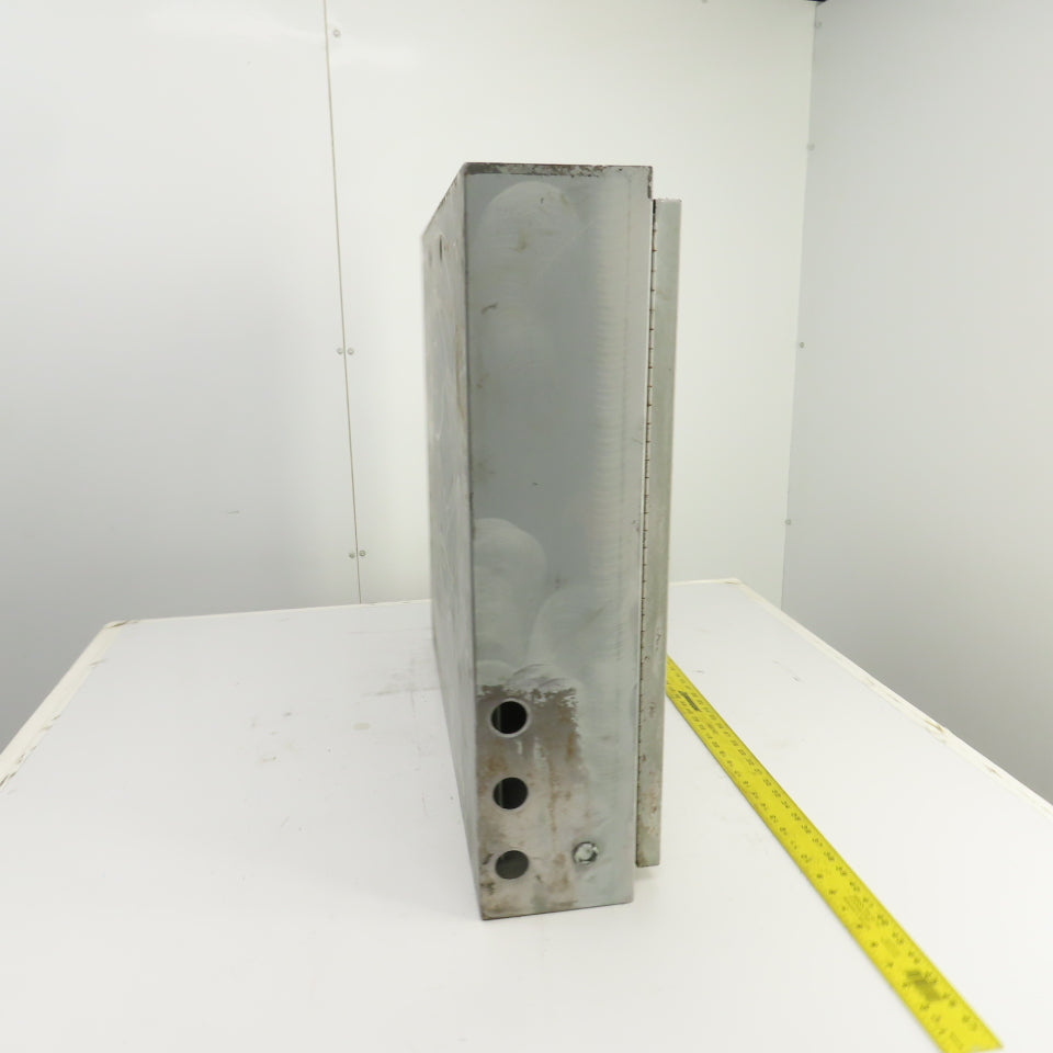 26" x 30" x 6" Steel Electrical Enclosure W/ Backplate & Hinged Door, Disconnect