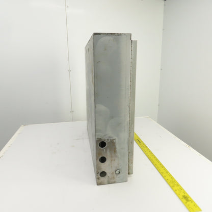 26" x 30" x 6" Steel Electrical Enclosure W/ Backplate & Hinged Door, Disconnect