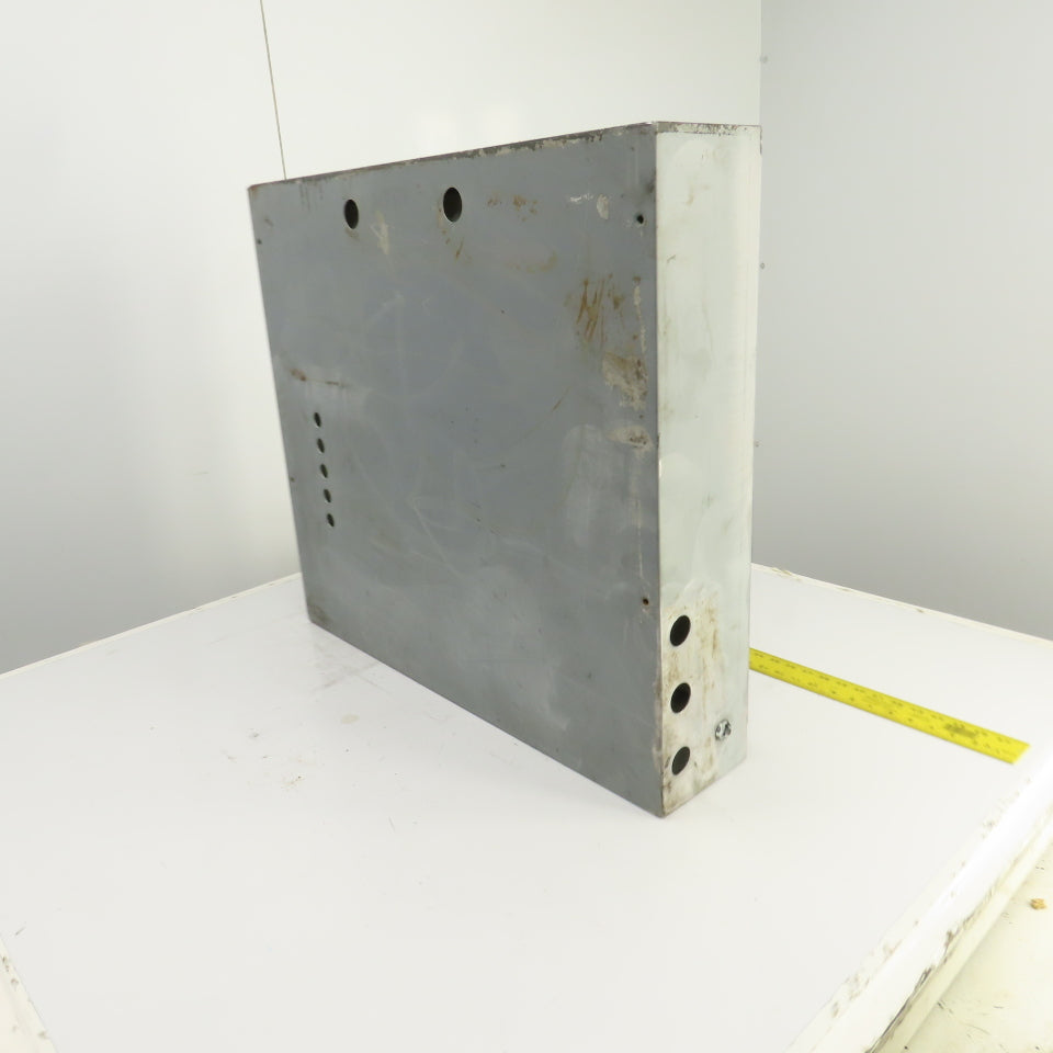 26" x 30" x 6" Steel Electrical Enclosure W/ Backplate & Hinged Door, Disconnect