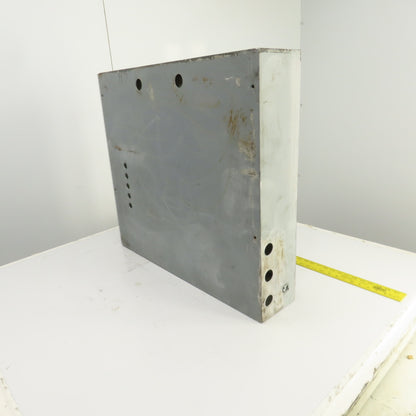 26" x 30" x 6" Steel Electrical Enclosure W/ Backplate & Hinged Door, Disconnect