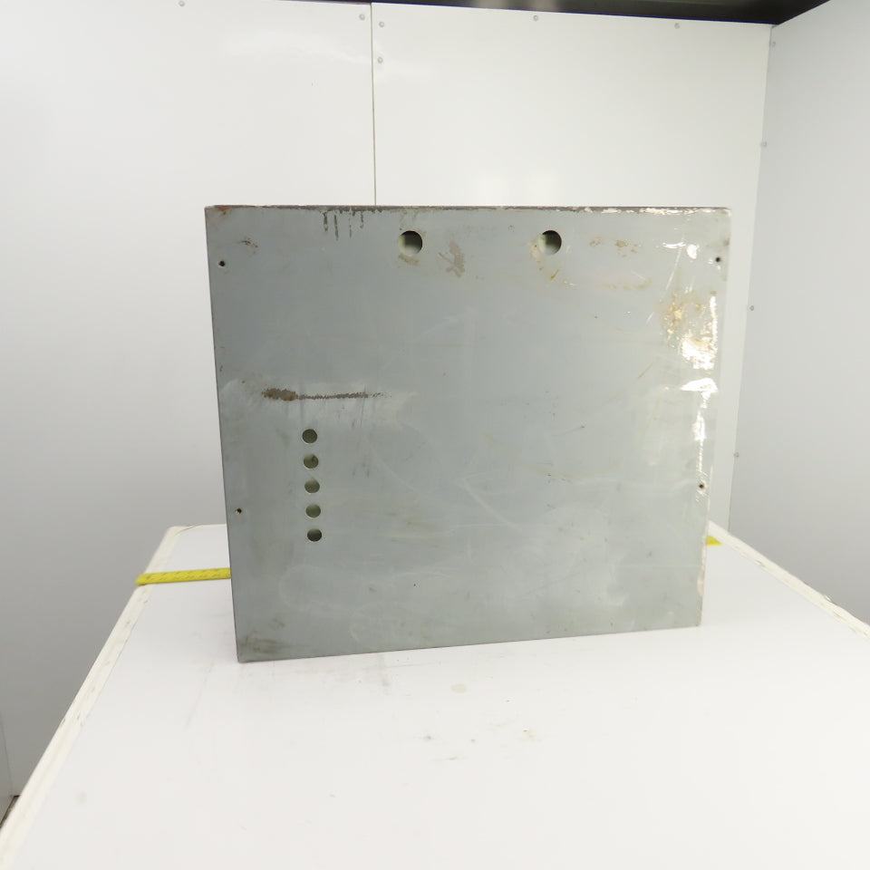 26" x 30" x 6" Steel Electrical Enclosure W/ Backplate & Hinged Door, Disconnect