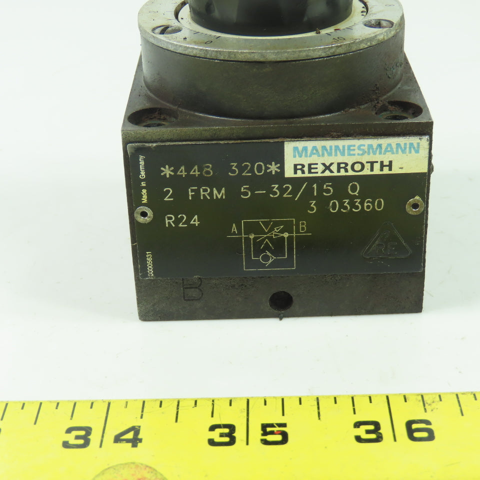 Rexroth 2 FRM 5-32/15 Q Flow Control Valve