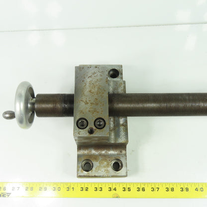 Manuel Screw Machine Mount Clamp 10-1/2" Feed 1/2" Screw