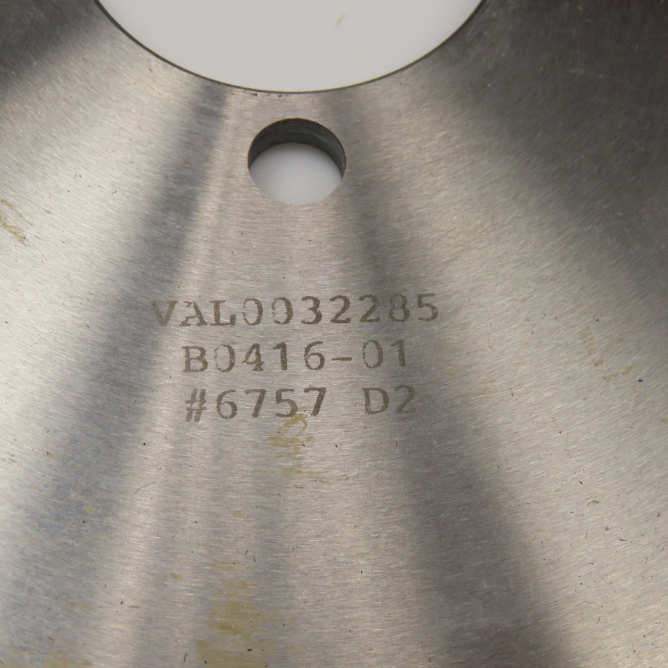 Metso VAL0032285 Web Bottom Band Slitter Blade 8.500 x 1.6515 x 0.1970" Thick