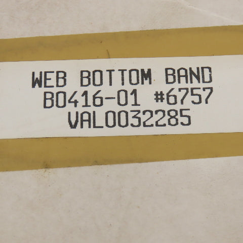 Metso VAL0032285 Web Bottom Band Slitter Blade 8.500 x 1.6515 x 0.1970" Thick