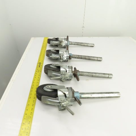 Hammer 535S 6" Heavy Duty Lockable / Swivel Caster With 10" H Stud Set Of 4