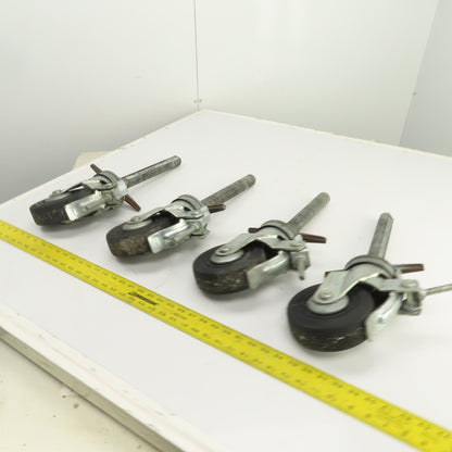 Hammer 535S 6" Heavy Duty Lockable / Swivel Caster With 10" H Stud Set Of 4