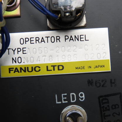Fanuc A05B-2022-C122 Operator Key Switch Control Panel
