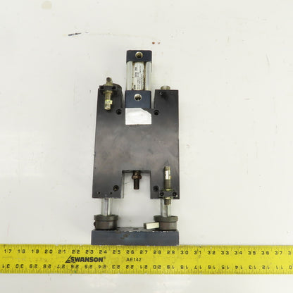 Parker Pneumatic Guided Cylinder 1-1/2" Stroke 3/4" Rod 1-5/8" Bore 250 PSI