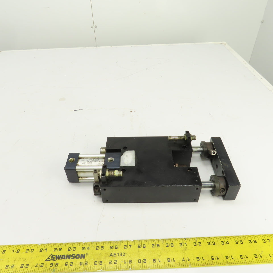 Parker Pneumatic Guided Cylinder 1-1/2" Stroke 3/4" Rod 1-5/8" Bore 250 PSI