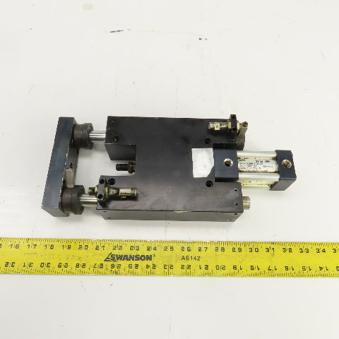 Parker Pneumatic Guided Cylinder 1-1/2" Stroke 3/4" Rod 1-5/8" Bore 250 PSI