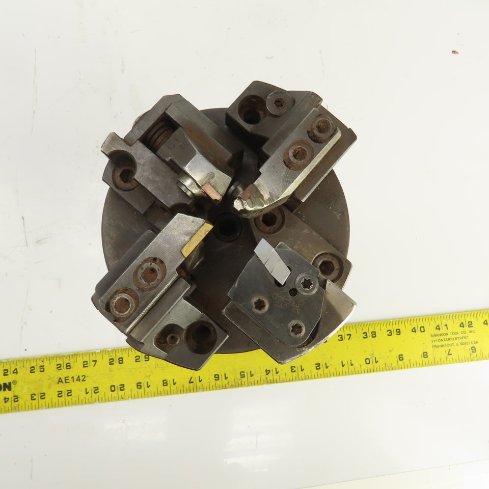 4-Head Milling Turning Die Head Landis Landmatic Style NMBT 40 Shank