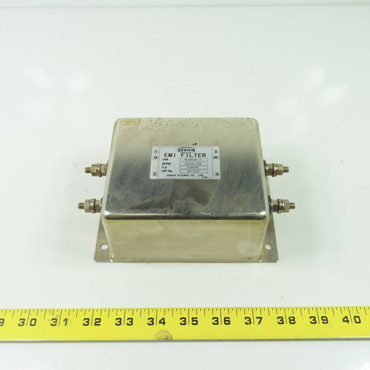 Soshin NF2060A-IY EMI Filter 250VAC 60A