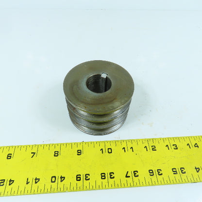 Marvel Model 9 3-Groove Motor Drive Belt Pulley 1-1/8" Bore