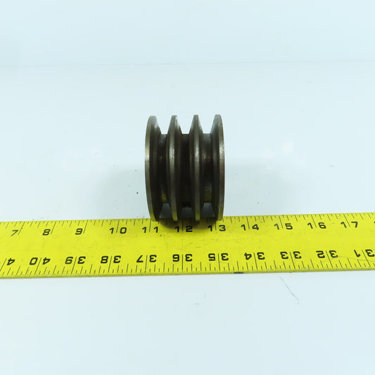 Marvel Model 9 3-Groove Motor Drive Belt Pulley 1-1/8" Bore