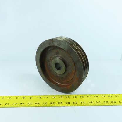 Marvel Model 9 3-Groove Transmission Drive Belt Pulley 1-1/8" Bore