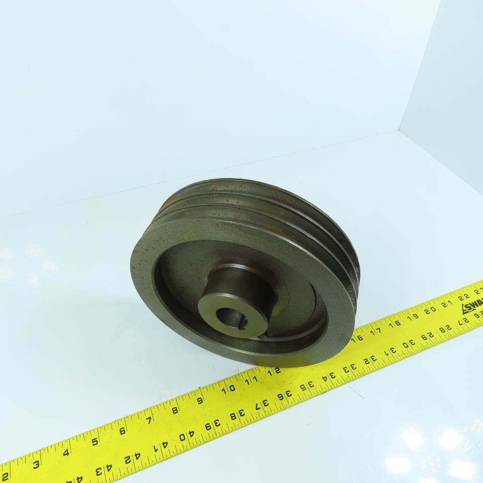 Marvel Model 9 3-Groove Transmission Drive Belt Pulley 1-1/8" Bore