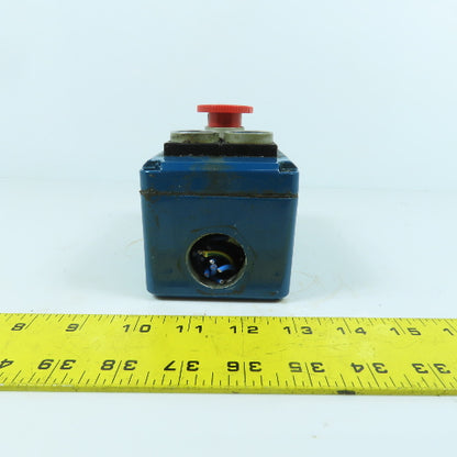 3-Button Machine Control Station (2) Momentary Contact Switches (1 E-Stop Switch