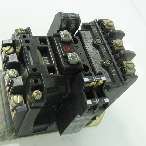 Allen Bradley 509-B0D Ser B Size 1 27A Motor Starter 120V 600V Without Overload