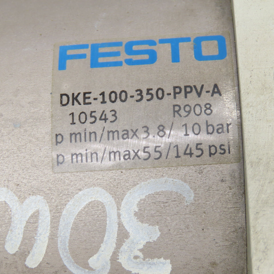 Festo DKE-100-350-PPV-A 100mm Bore 350mm Stroke Clamping Air Cylinder