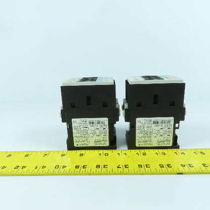 Siemens 3RT1023-1B 35A Motor Starter Contactor 600V 1/3-7.5HP 24V DC Coil Lot/2