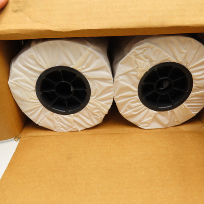Paperworks Inc. 20#LB White Opaque Roll Paper 24" x 500' Lot Of 2 Rolls