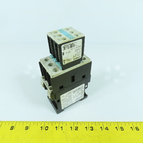 Siemens 3RT1026-1B 35A Motor Starter Contactor 600V 2-20HP 24V DC Coil