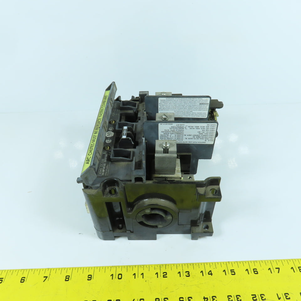 Allen Bradley 1494V-DS100 100A Non-Fusible Disconnect Switch 600V Right-Hand