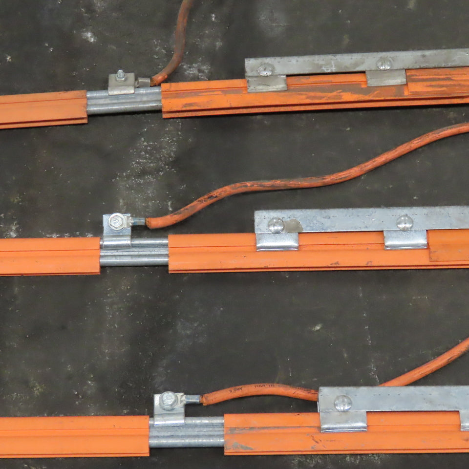 Conductix 600V 90A Galv Steel Bridge Crane Conductor 10' Expansion Lot/3