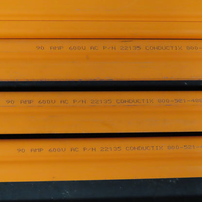 Conductix 22135 8-Bar Conductor Hot Rail 10' Galv. Steel 150' Lot Of 15