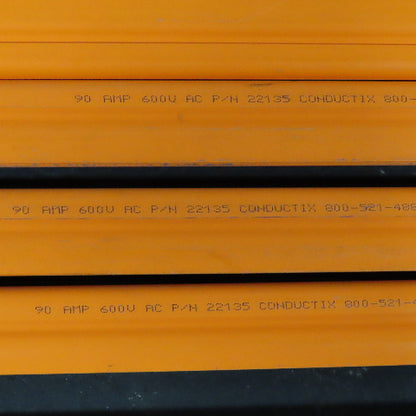 Conductix 22135 8-Bar Conductor Hot Rail 10' Galv. Steel 150' Lot Of 15