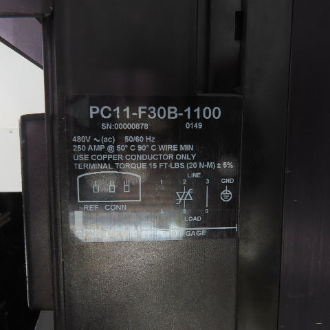Watlow PC11-F30B-1100 Power Series Solid State Power Control 480VAC 250 Amp