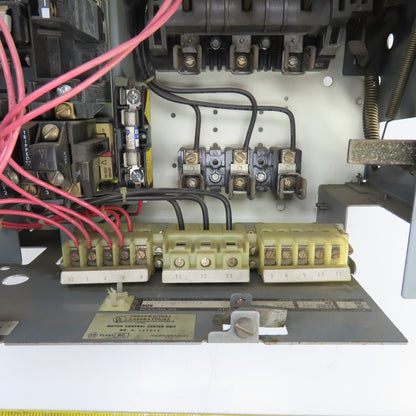 Allen Bradley 2112B-K943927-1 Size 1 Mcc Motor Starter Bucket 10Hp 480V 3 Pole