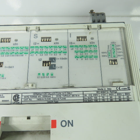 Allen Bradley 140G-N6H3-E12 1200A 3 Pole Circuit Breaker 600V 50/60Hz W/Operator