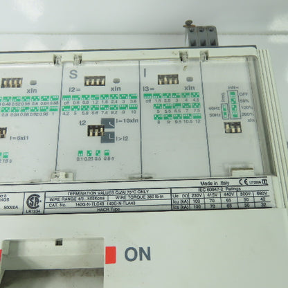 Allen Bradley 140G-N6H3-E12 1200A 3 Pole Circuit Breaker 600V 50/60Hz W/Operator