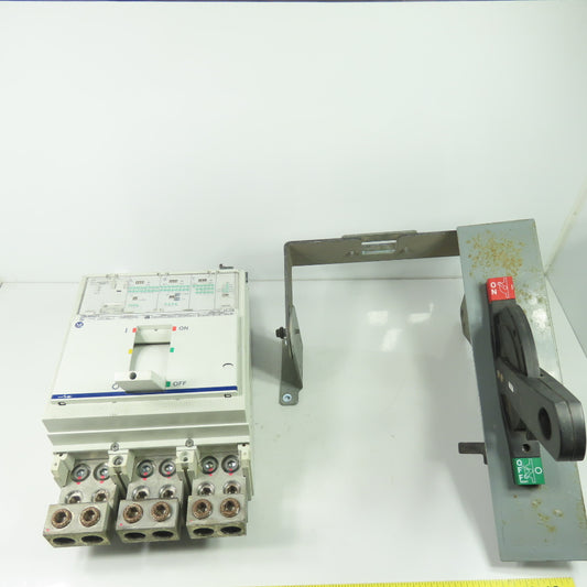 Allen Bradley 140G-N6H3-E12 1200A 3 Pole Circuit Breaker 600V 50/60Hz W/Operator